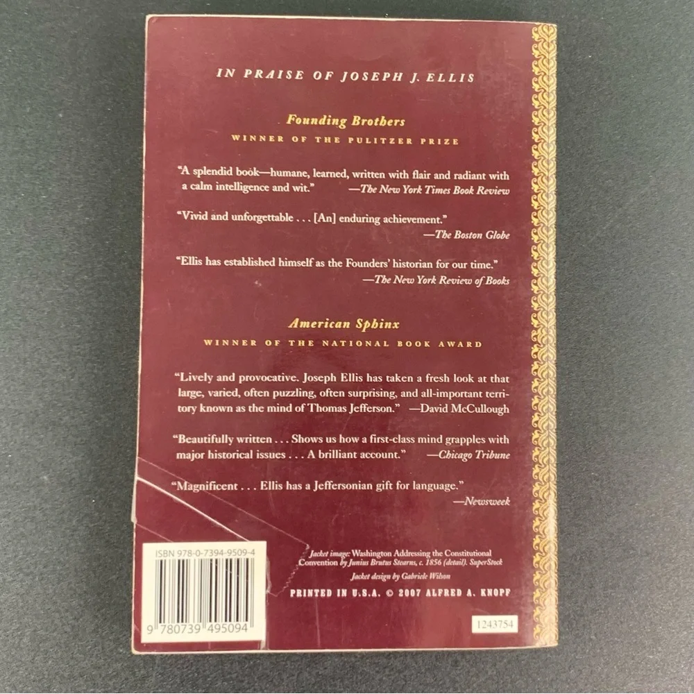American Creation by Joseph J. Ellis. 2007.